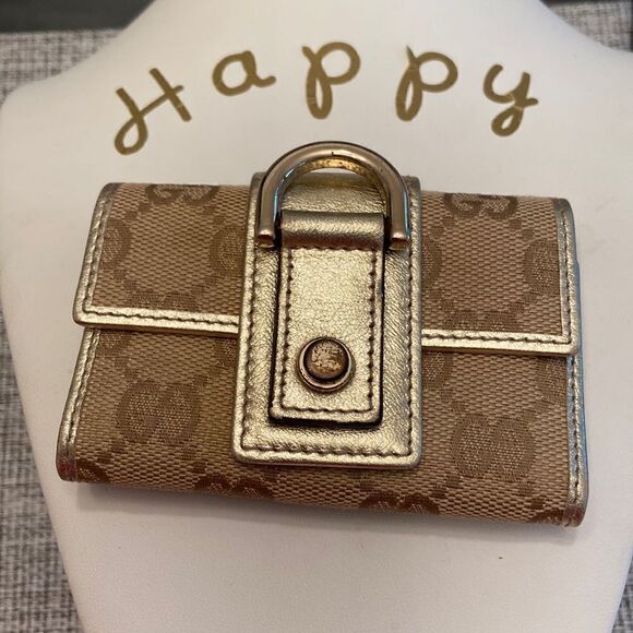 Gucci Gokd Keyhokder Impeccable condition with dust bag - Picture 1 of 9